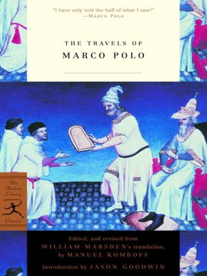 The Travels of Marco Polo - ebook